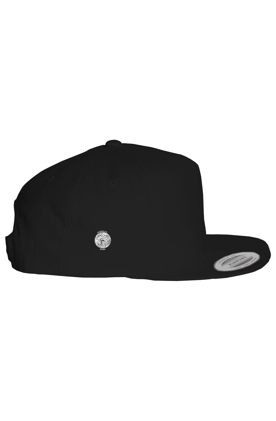 Panterax Black on Black 5-Panel Cotton Twill Snapback Cap