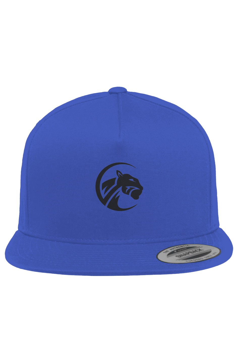 Panterax Black on Black 5-Panel Cotton Twill Snapback Cap
