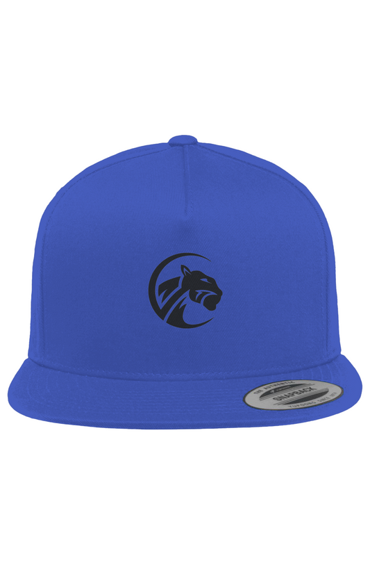 Panterax Black on Black 5-Panel Cotton Twill Snapback Cap