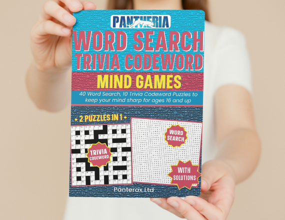 Pantheria Word Search & Trivia Codeword Mind Games